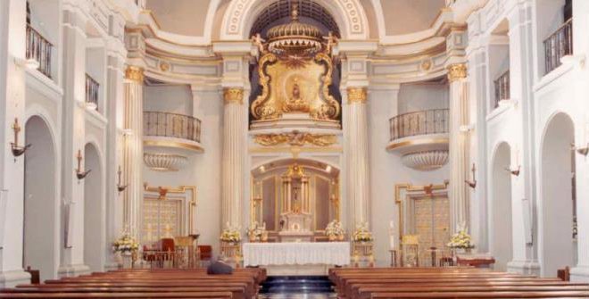 Interior de la Basílica de Nuestra Señora de Atocha